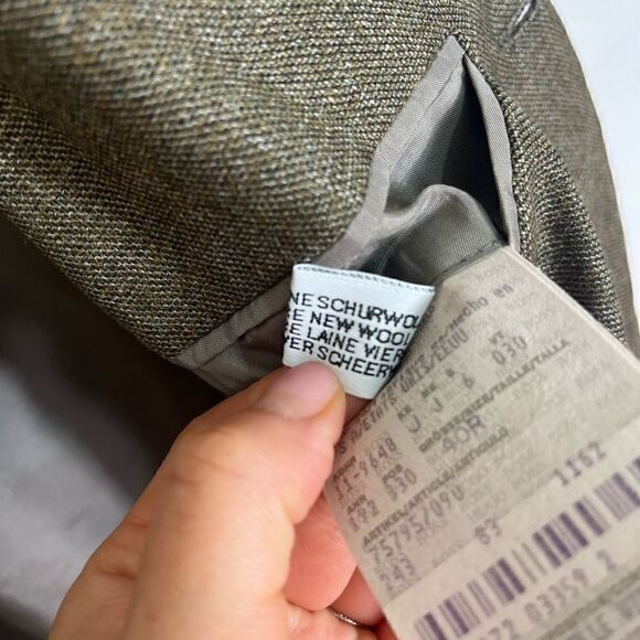 Hugo Boss X Loro Piana Mens blazer size 40 R 100 Virgin Wool Made in USA - Picture 10 of 16